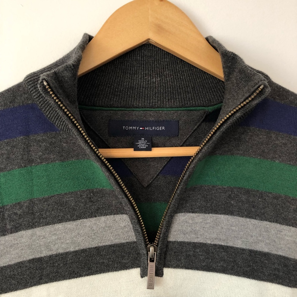Tommy Hilfiger Men’s quarter zip sweater